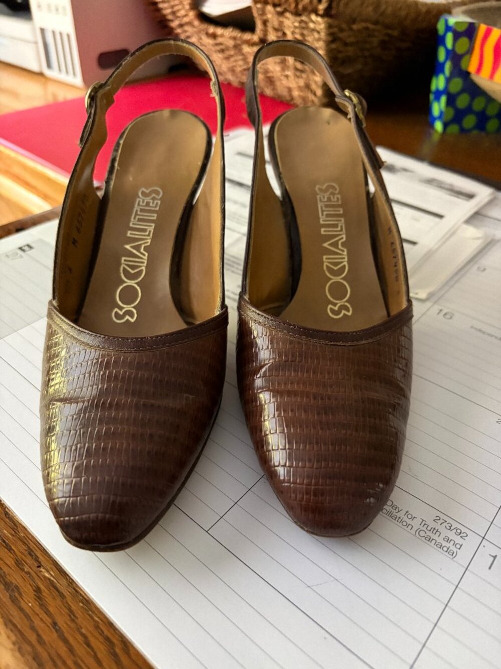 Vintage Socialites slingback pumps - Size 6